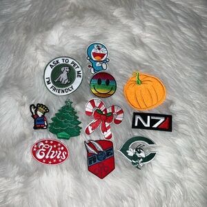 Colorful Embroidered  Iron On Patches